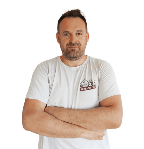 Molnár Tibor szobafestő, a Kifestek.hu alapítója