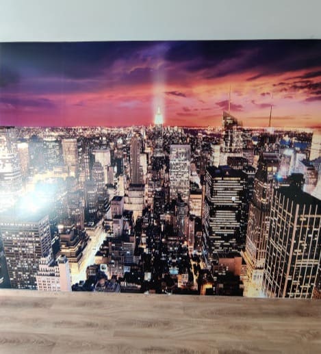 New York mintás fotótapéta a falon
